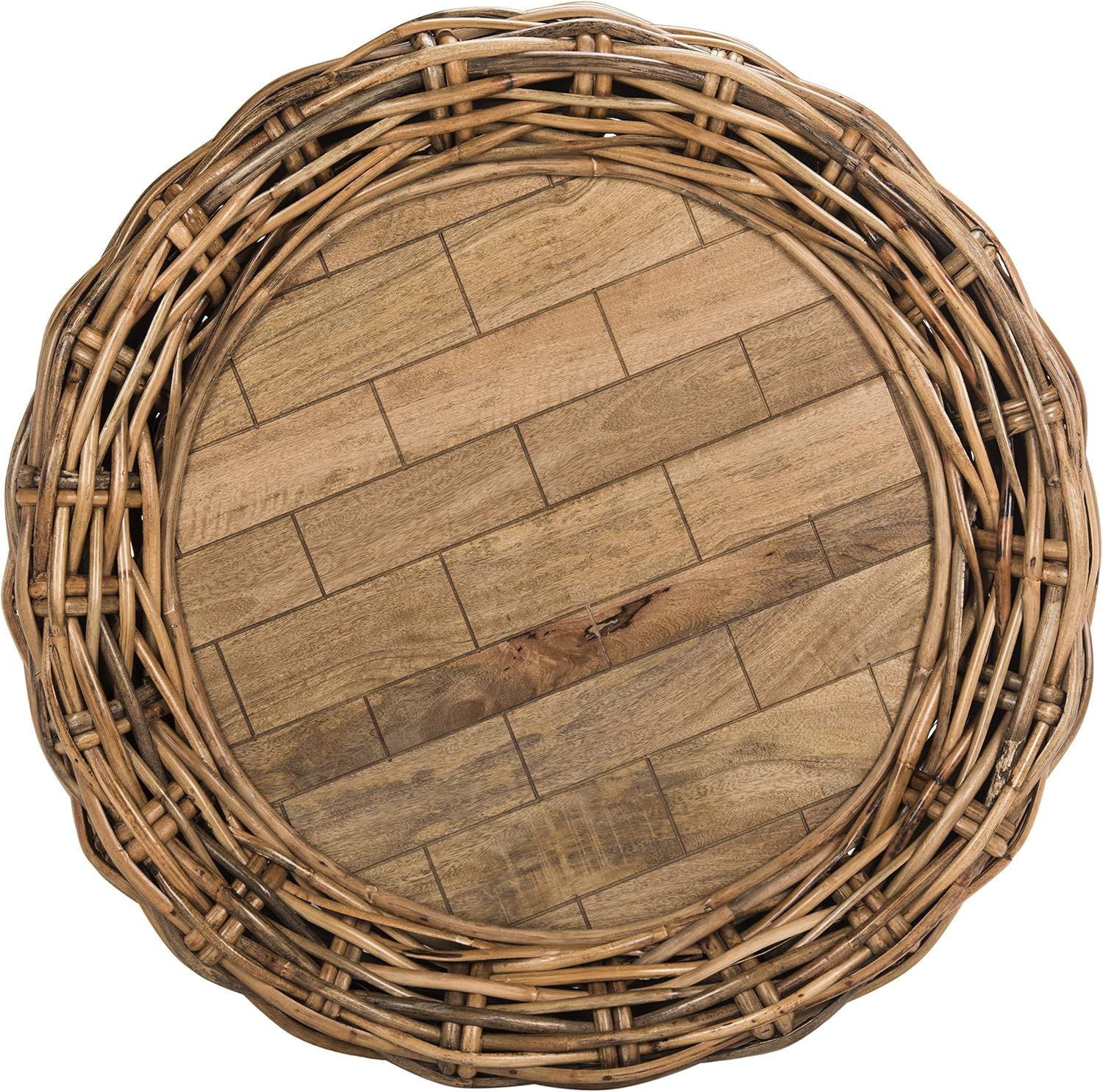 SAFAVIEH WIK6504B Coffee Table, Brown