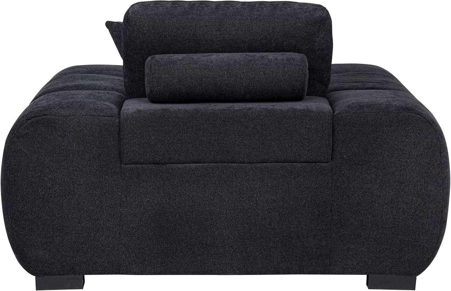 Coaster Home Furnishings - Octavia - Fabric Upholstered Accent Chair with Track Arms, Tufted Back, Curved Shape and Pocket Coil Seating - Living Room - Black - 511063