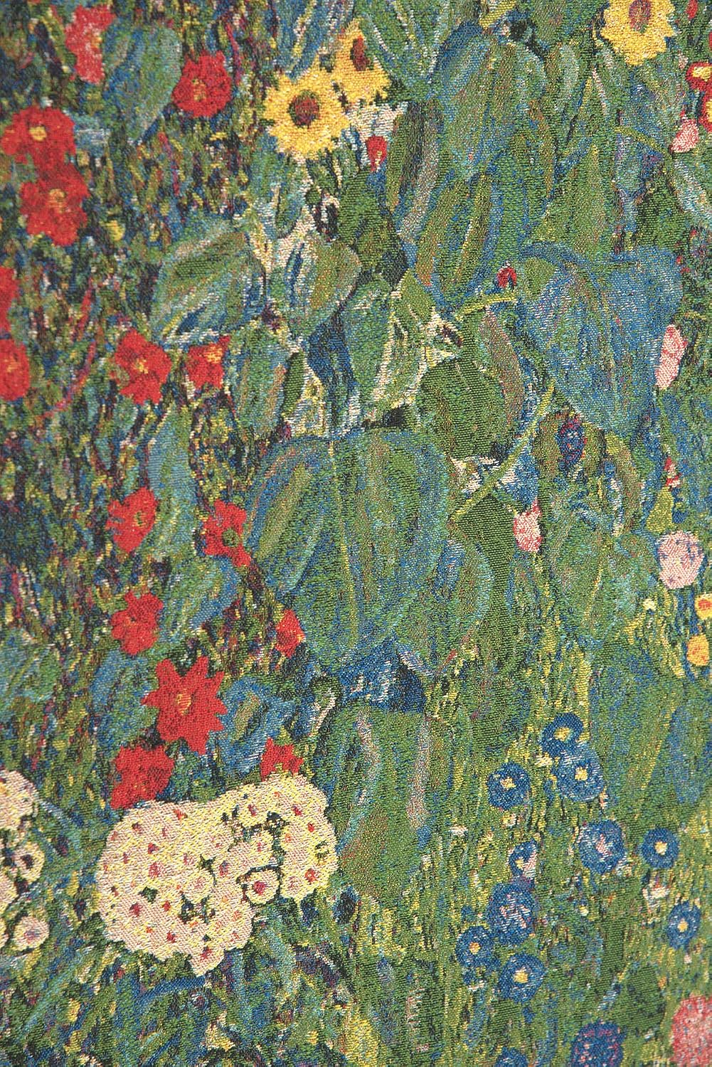 C Charlotte Home Furnishings Inc Country Garden III European Tapestry Wall Hanging | Viscose Cotton and Polyester Blend Wall Art | 38 in. x 37 in | Home Decor Accents | Inspired by Gustav Klimt
