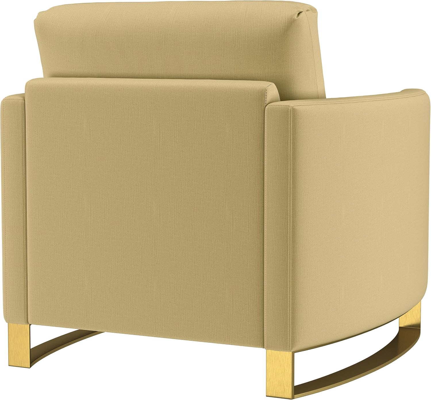 Coaster Home Furnishings - Corliss - Wood - Upholstered Accent Chair with Reversible Cushions, Curved Arms and Contemporary Style - Living Room - Camel - 508826