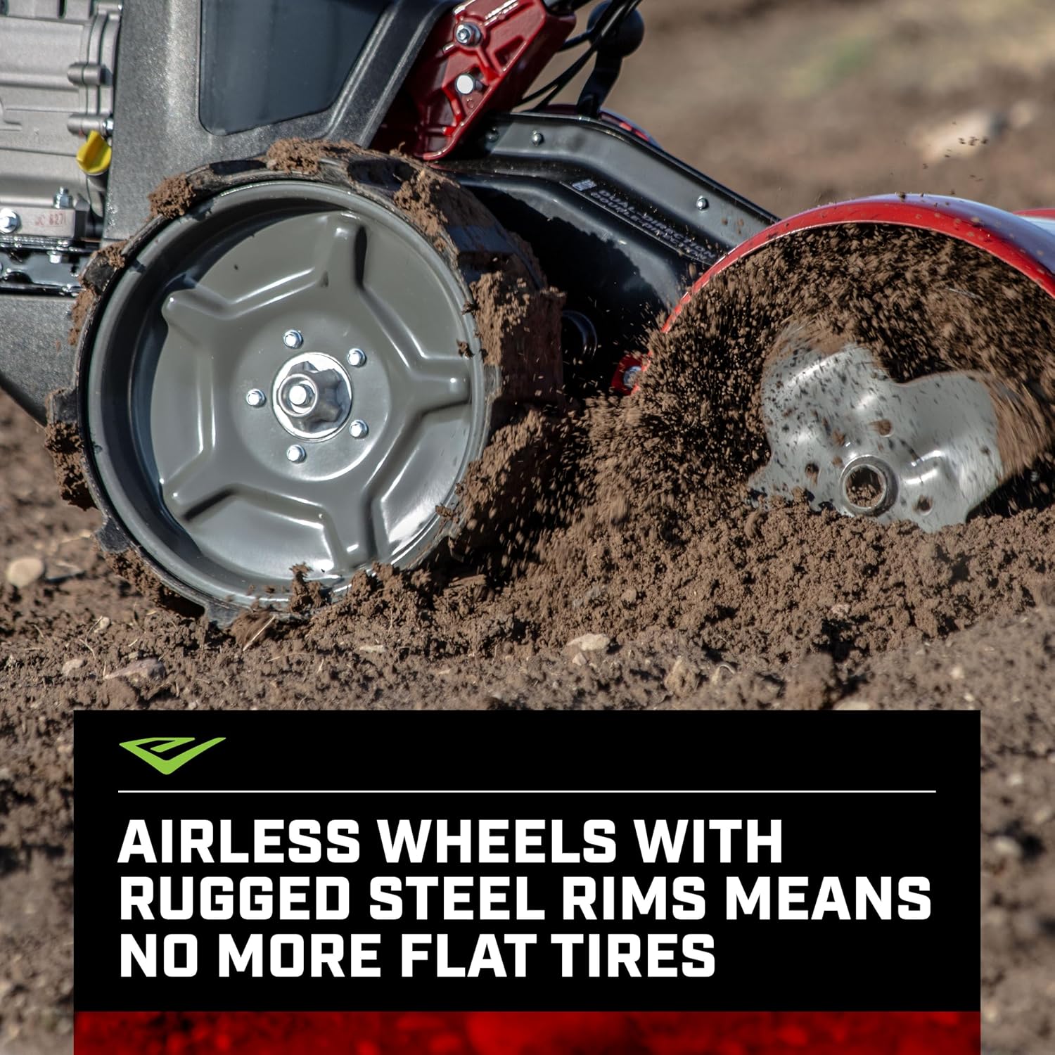Earthquake® 46059 Pioneer™ Dual Direction Rear Tine Tiller, Powerful 127cc 4-Cycle Briggs and Stratton® Engine, Instant Reverse, 17' Tilling Width, 11' Tilling Depth, Frustration Free Shifting