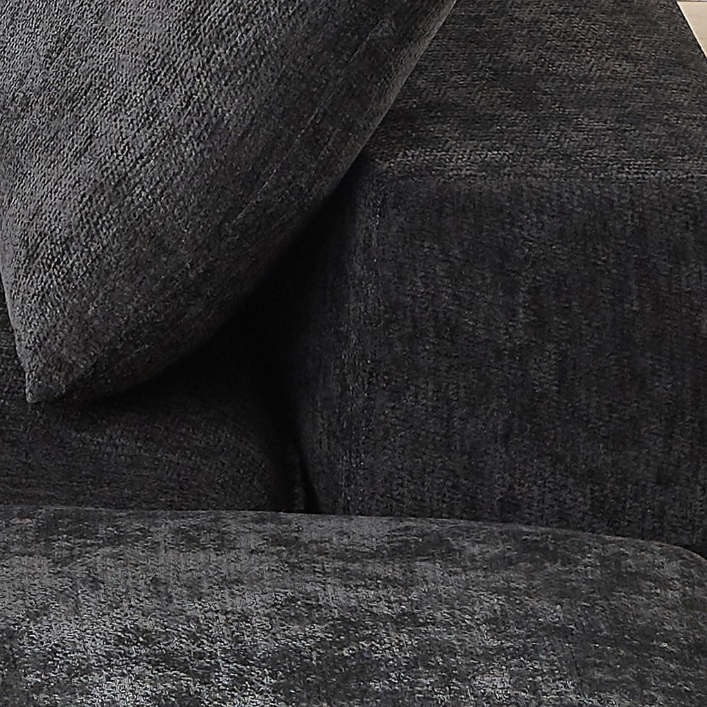 78-Inch Boneless Love Seat Couches in a Box, Modern 2 Seat Floor Modular Foam Cloud Sofa Chenille Loveseat Couch W/Wide Square Armrests for Home Apartments Bedroom