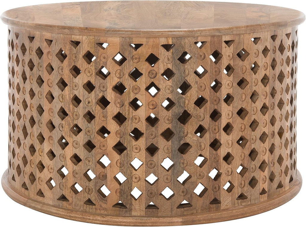 Safavieh Home Collection COF5301 Table, Burnt Natural