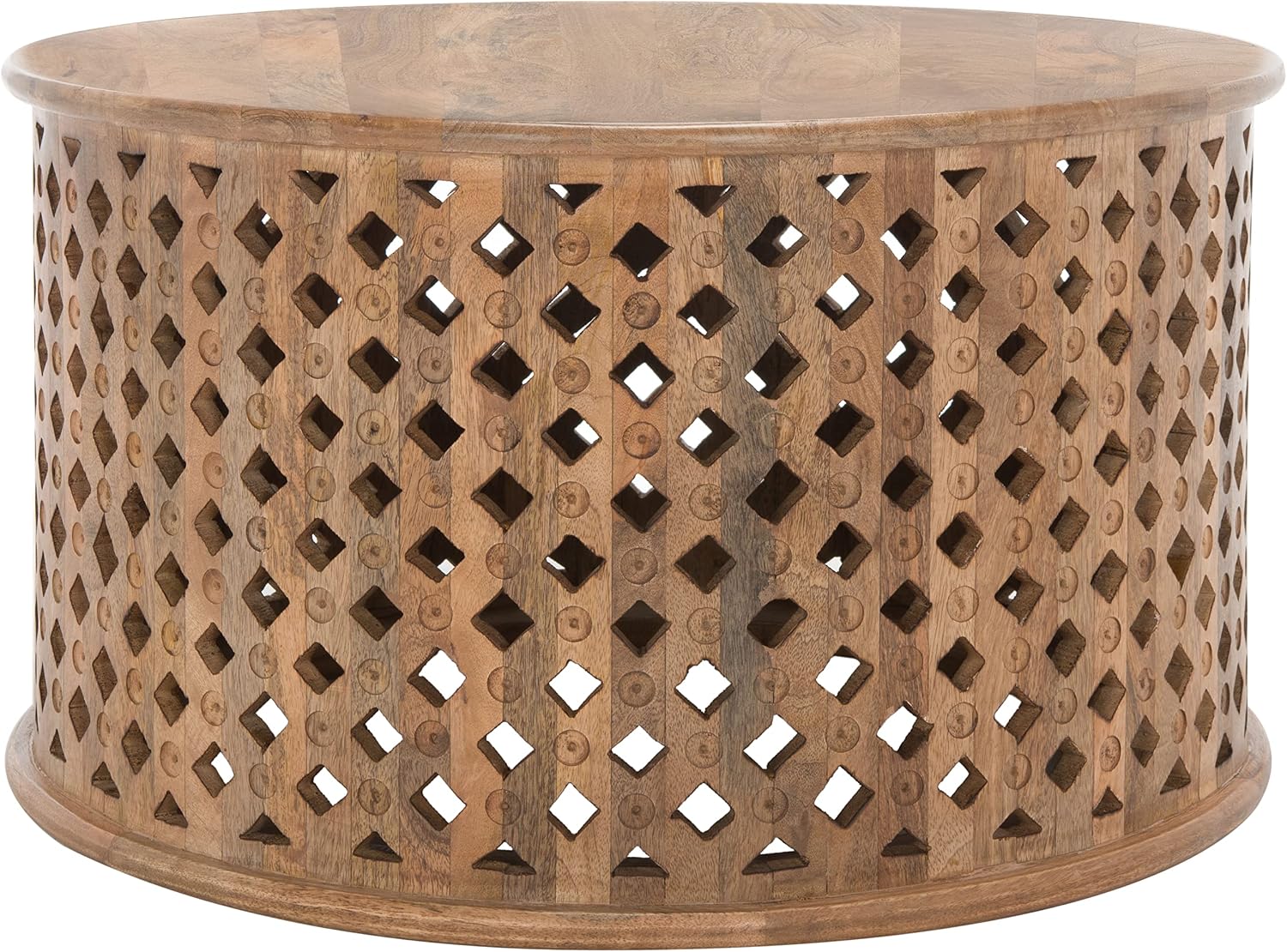 Safavieh Home Collection COF5301 Table, Burnt Natural