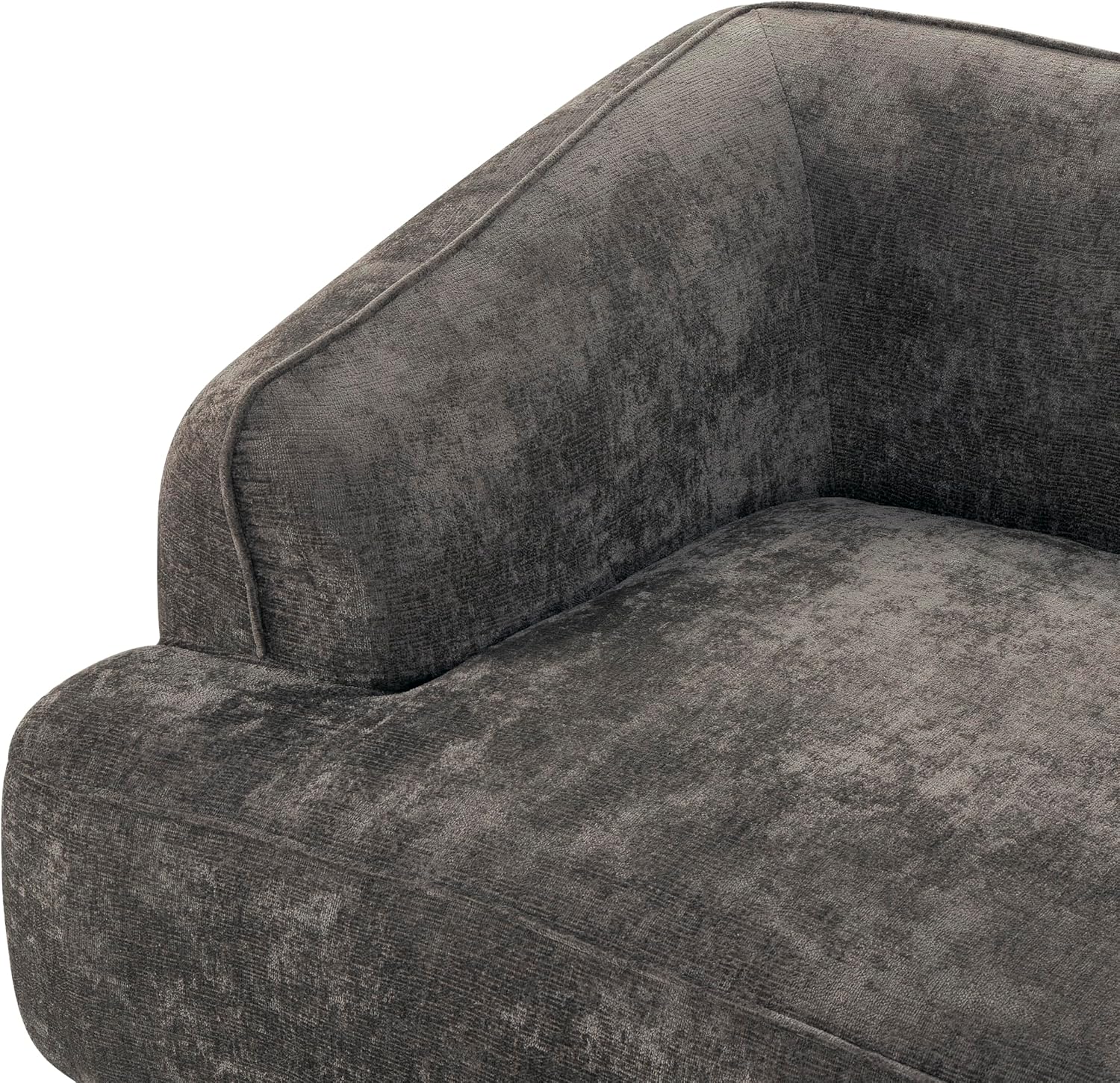 Christopher Knight Home Zacha 121' Modular L-Shape Sofa Couch with Chaise Lounge, Modern Boneless Sofa for Living Room, Fabric Upholstered Cloud Couch with Deep Seat, Dark Brown