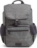 Vera Bradley Women's Recycled Lighten Up Reactive Daytripper Backpack, Gray Heather, One Size