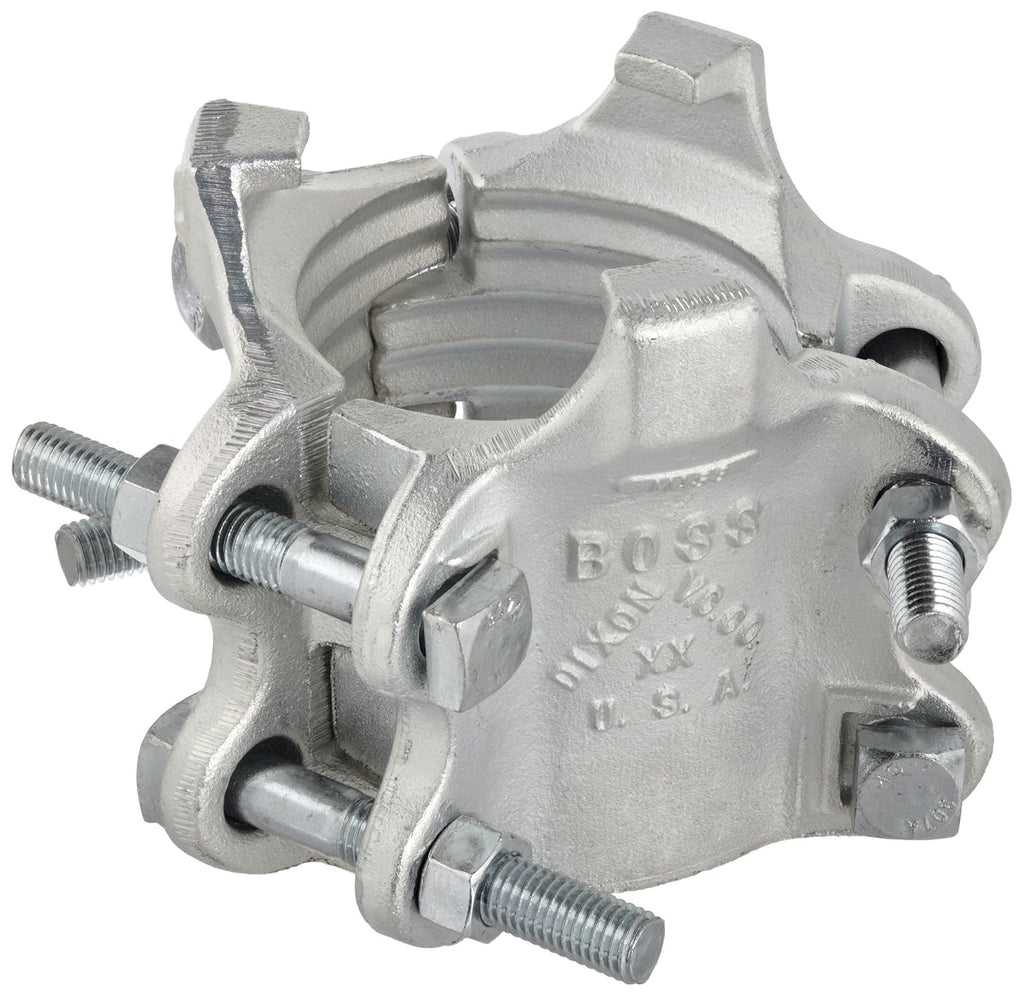 Dixon B45 Plated Iron Boss Clamp, 4' Hose ID, 4-40/64' - 5' Hose OD
