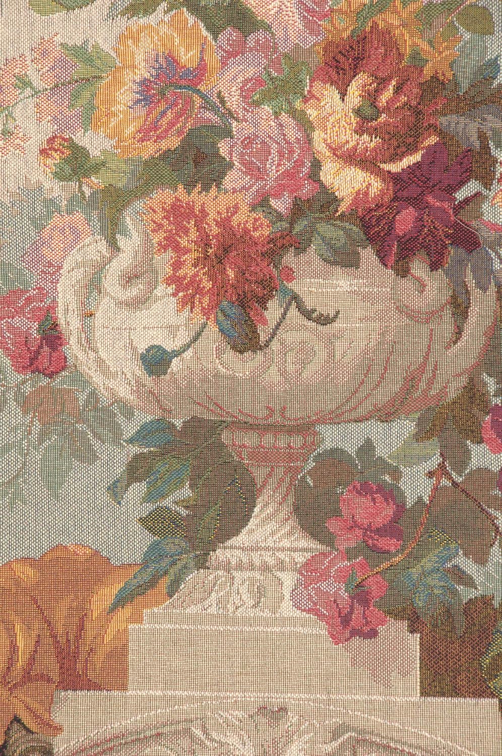 Charlotte Home Furnishings Inc. Bouquet Cornemuse French Tapestry Wall Hanging 58 X 44 Inch Viscose Cotton And Polyester Blend Wall Art Woven In France Perfect For Home Decor And Wall Decor
