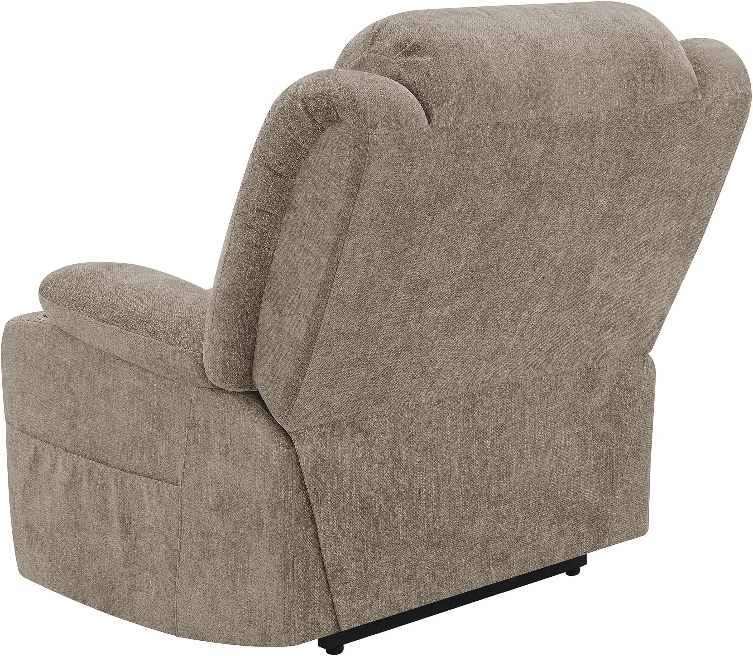 Coaster Home Furnishings - Houston - Fabric Upholstered Power Lift Recliner Chair with Power Panel with USB Port, Cup Holders and Pillowtop Arms - Living Room - Camel - 602274P