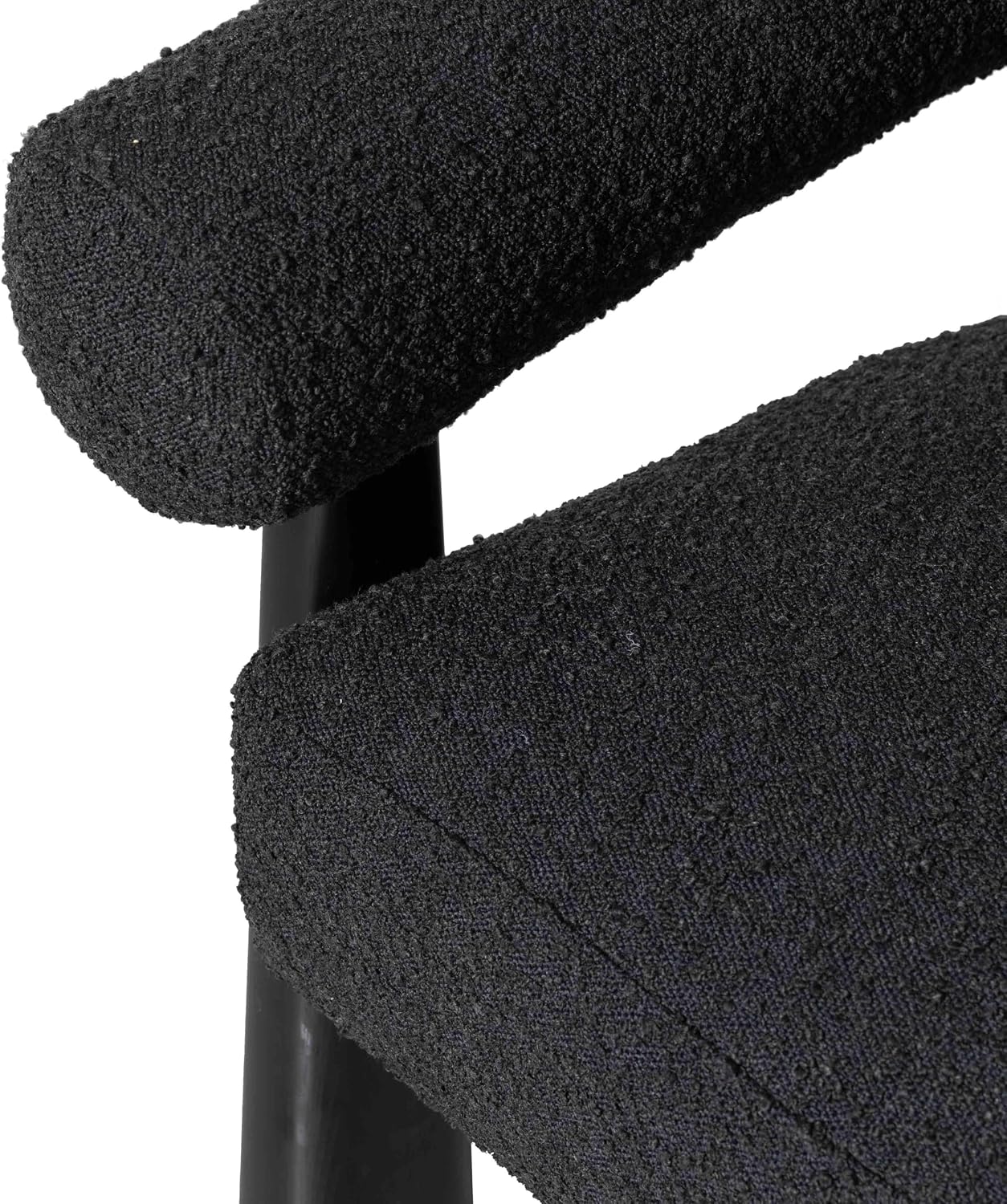 Tov Furniture Spara Black Performance Boucle Accent Chair (Black)