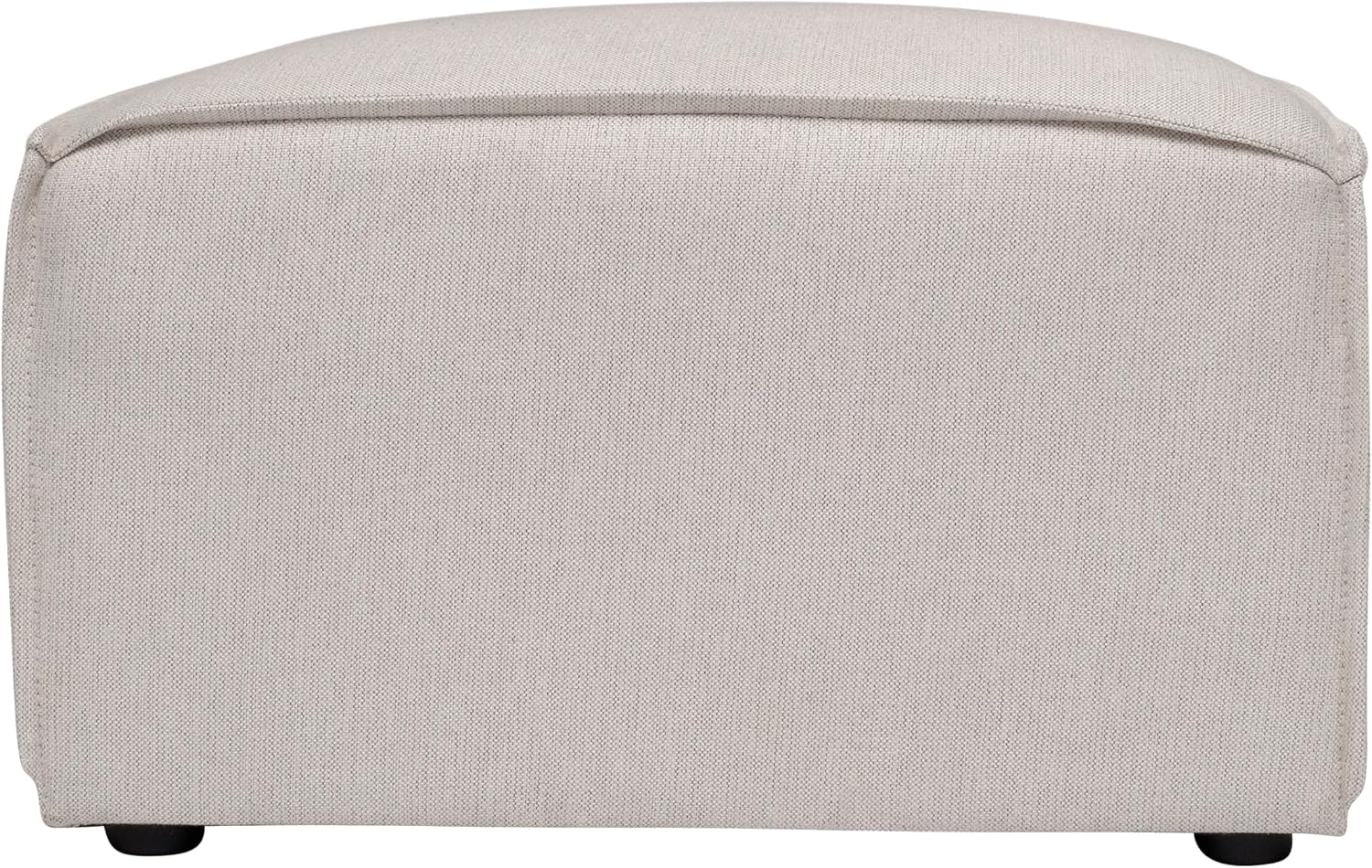 Flash Furniture Bridgetown Fabric Ottoman Module for Sectional Sofa, Customizable Modular Couch Ottoman, Cream