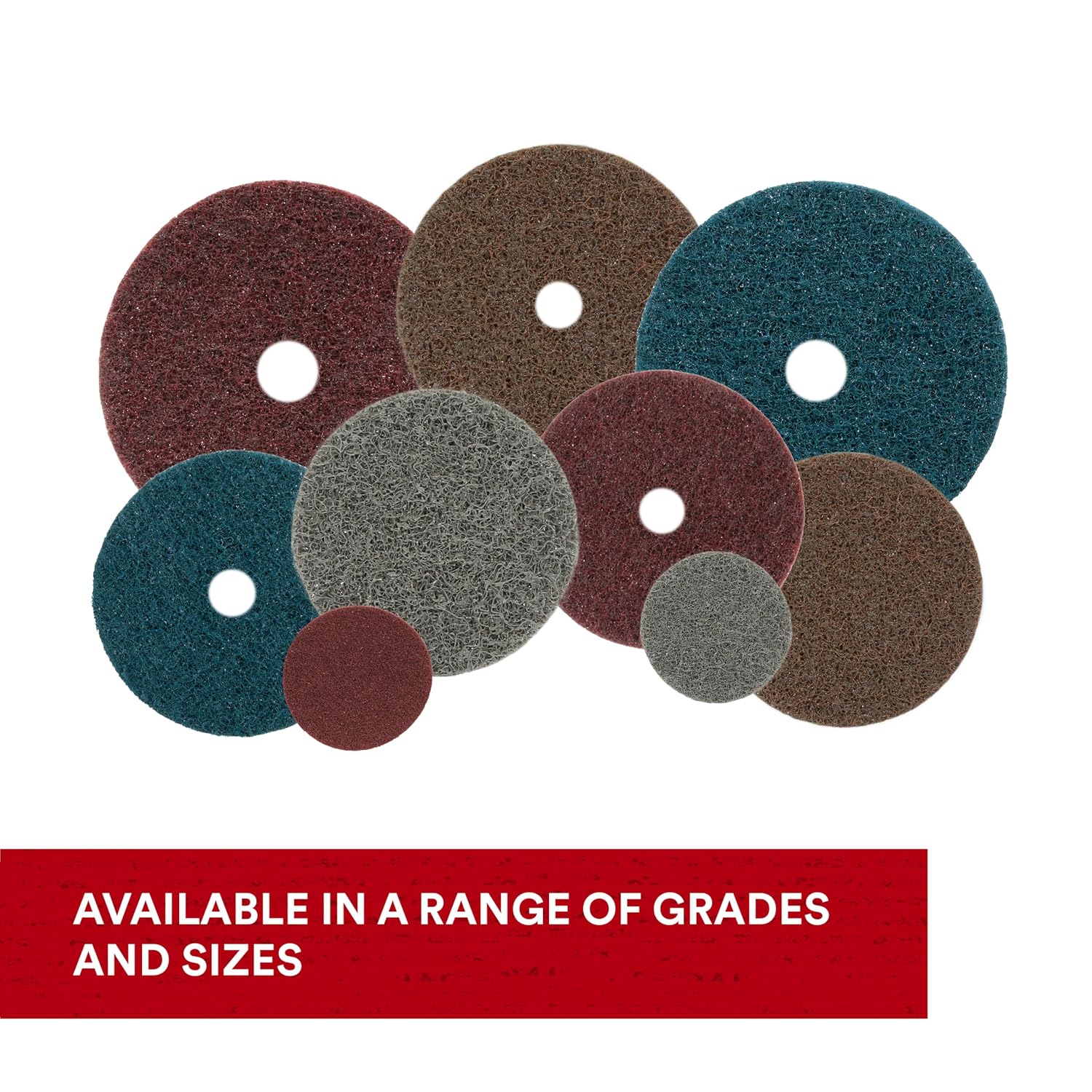 Scotch-Brite Surface Conditioning Disc, 5 in x NH A MED, 50 per case