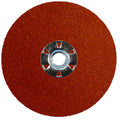 Weiler 69888 Tiger Ceramic Alumina Resin Fiber Sanding & Grinding Disc, 5' Diameter, 36 Grit, 5/8' - 11 Hub (Pack of 25)