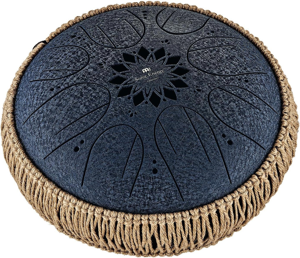 Meinl Sonic Energy Octave Steel Tongue Drum 8 Notes 10' with Mallets, Bag — Sound Healing Instrument for Musical Education, Meditation, ASMR, Yoga