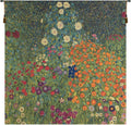 C Charlotte Home Furnishings Inc Flower Garden III European Tapestry Wall Hanging | Viscose Cotton and Polyester Blend Wall Art | 27 in. x 27 in | Home Decor Accents | Inspired by Gustav Klimt