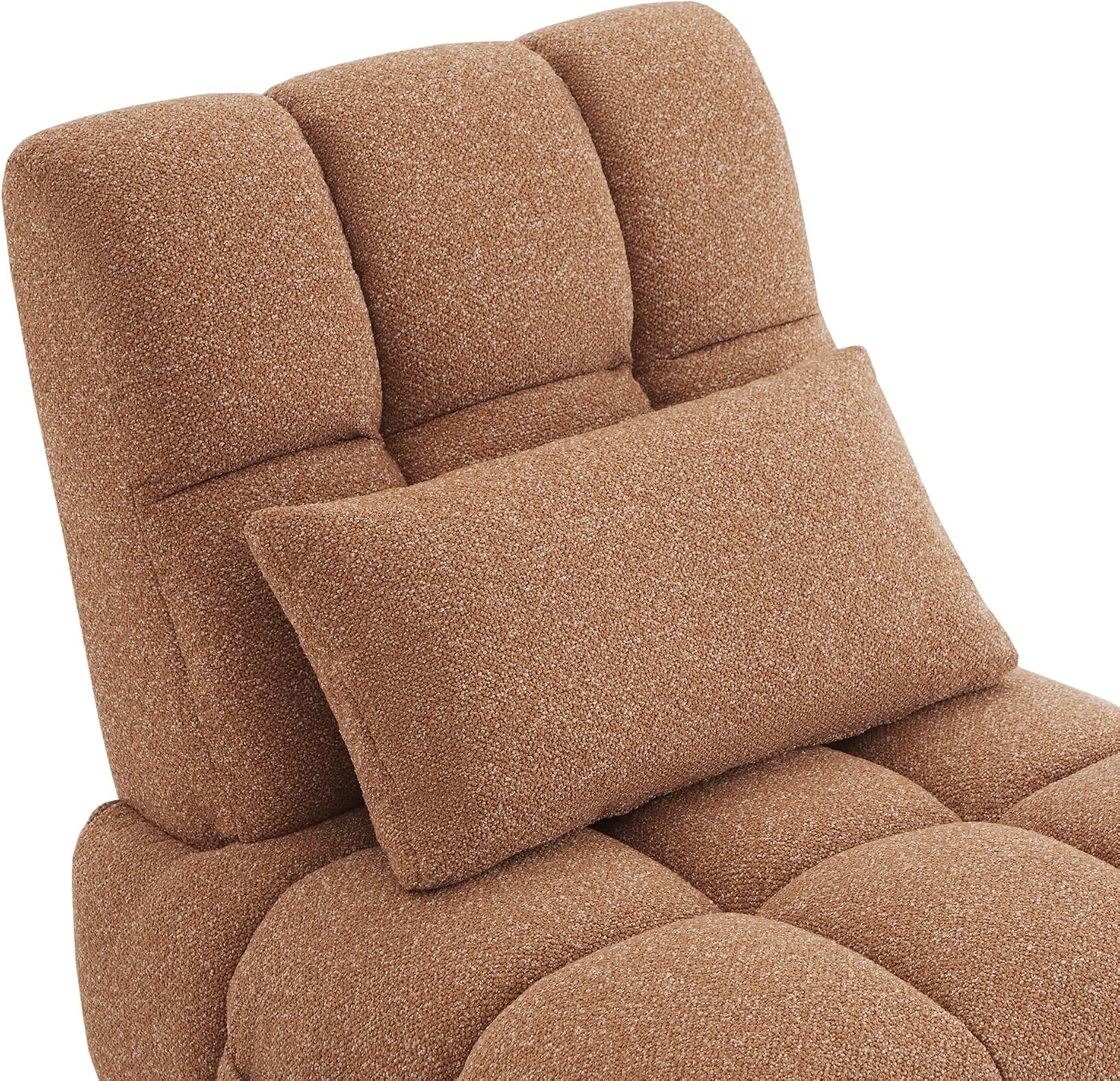 Watson & Whitely Oversized Power Recliner Chair for Adults, Swivel Rocker Recliner Chair with Lumbar Support, Ultra-Comfy Glider Recliner for Living Room Theater Seating Single Sofa, Terracotta