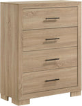 Coaster Home Furnishings - Arielle - Wood - 4-Drawer Chest with English Dovetail Joinery, Bar Pull Handles and Transitional Design - Bedroom - Light Oak - 223115