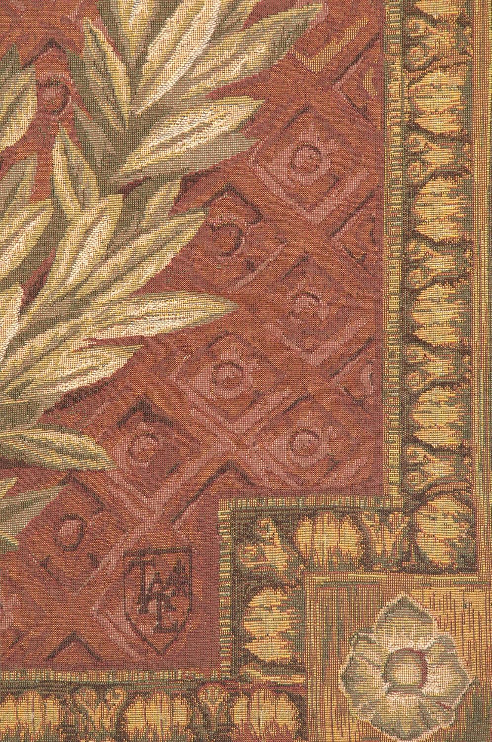 Charlotte Home Furnishings Inc. C Vase Empire French Tapestry Wall Hanging | Viscose Cotton and Polyester Blend Wall Art | 44 in. x 58 in | Home Decor Accents