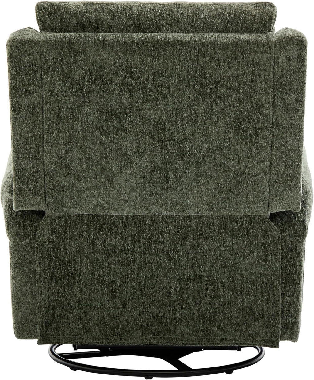 Christopher Knight Home Harper Massage Recliner Chair with 8 Modes, Chenille Upholstered Recliner Sofa, Swivel Massage Chair with a Side Storage Pocket for Living Room/Bedroom, Head Support, Green