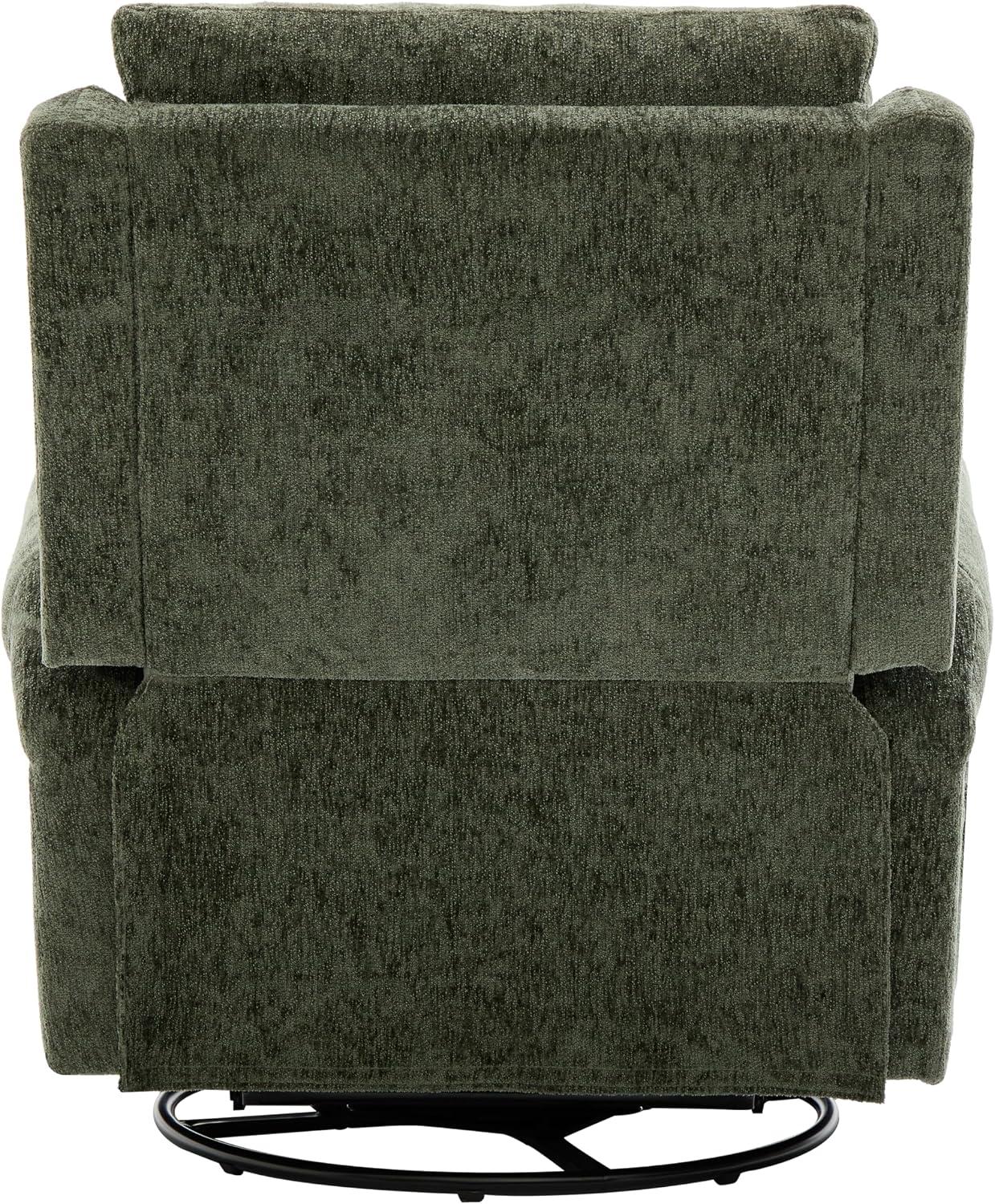 Christopher Knight Home Harper Massage Recliner Chair with 8 Modes, Chenille Upholstered Recliner Sofa, Swivel Massage Chair with a Side Storage Pocket for Living Room/Bedroom, Head Support, Green