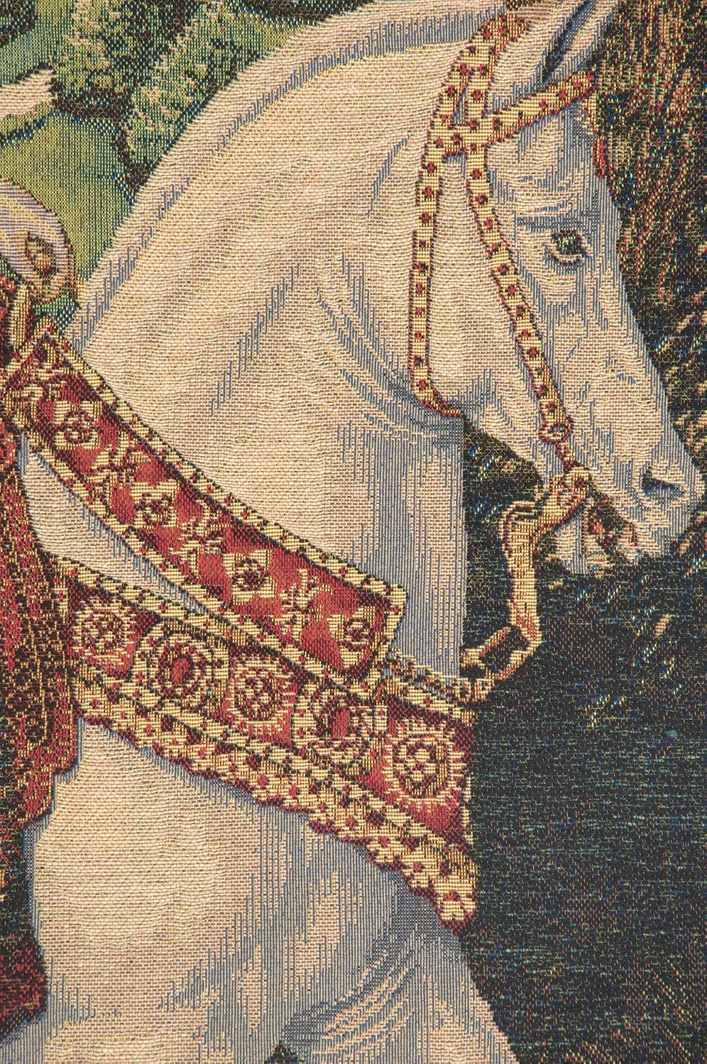C Charlotte Home Furnishings Inc Melchior French Tapestry Wall Hanging | Viscose Cotton and Polyester Blend Wall Art | 38 in. x 28 in | Home Decor Accents