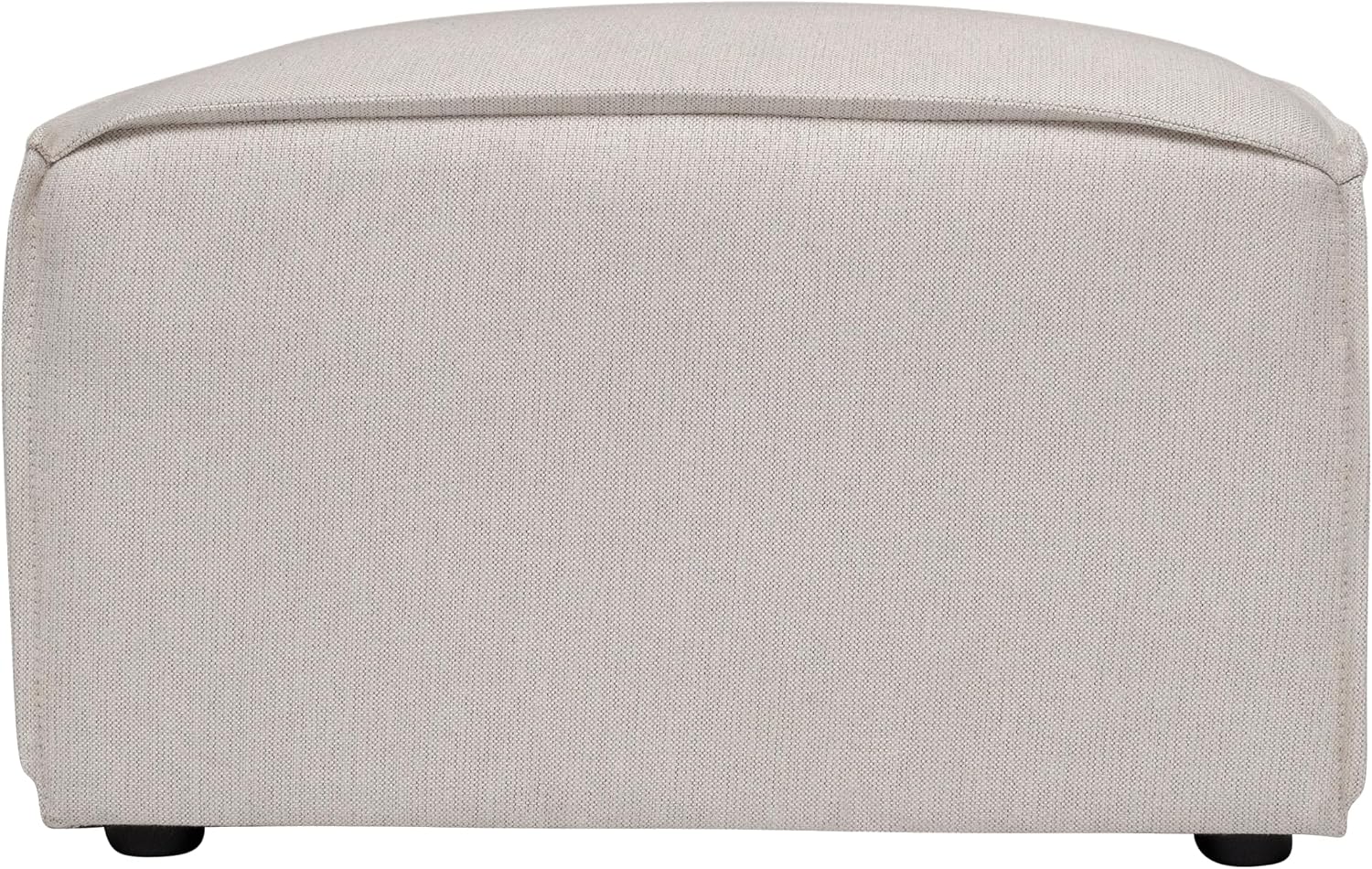 Flash Furniture Bridgetown Fabric Ottoman Module for Sectional Sofa, Customizable Modular Couch Ottoman, Cream