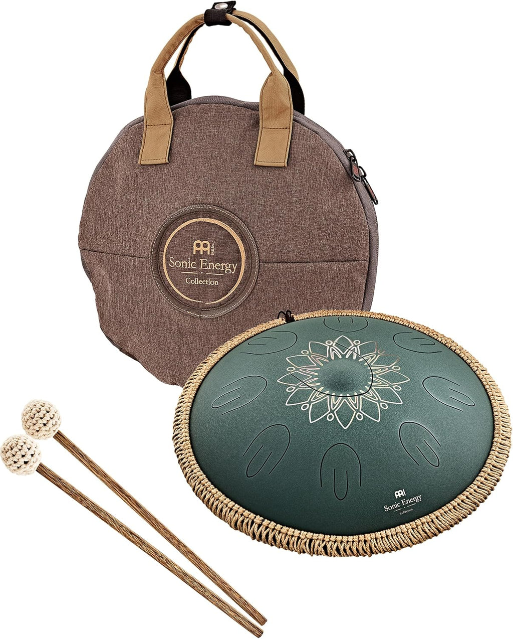 Meinl Sonic Energy Octave Steel Tongue Drum Percussion Instrument 16', 9 Notes with Mallets, Bag — for Musician Gift, Meditation, Yoga, Sound Baths