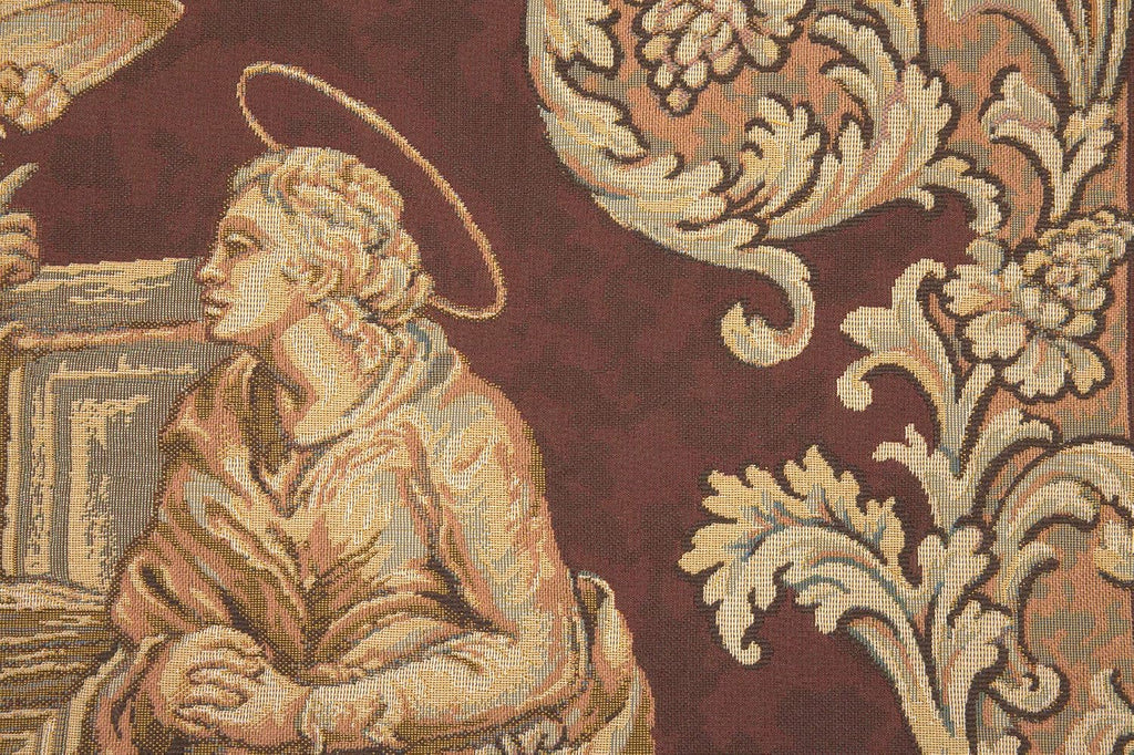 C Charlotte Home Furnishings Inc Annunciation Tapestry Wall Hanging | Viscose Cotton and Polyester Blend Wall Art | 24 x 42 Inch | Home Decor Accents | Inspired by Alberto Passini