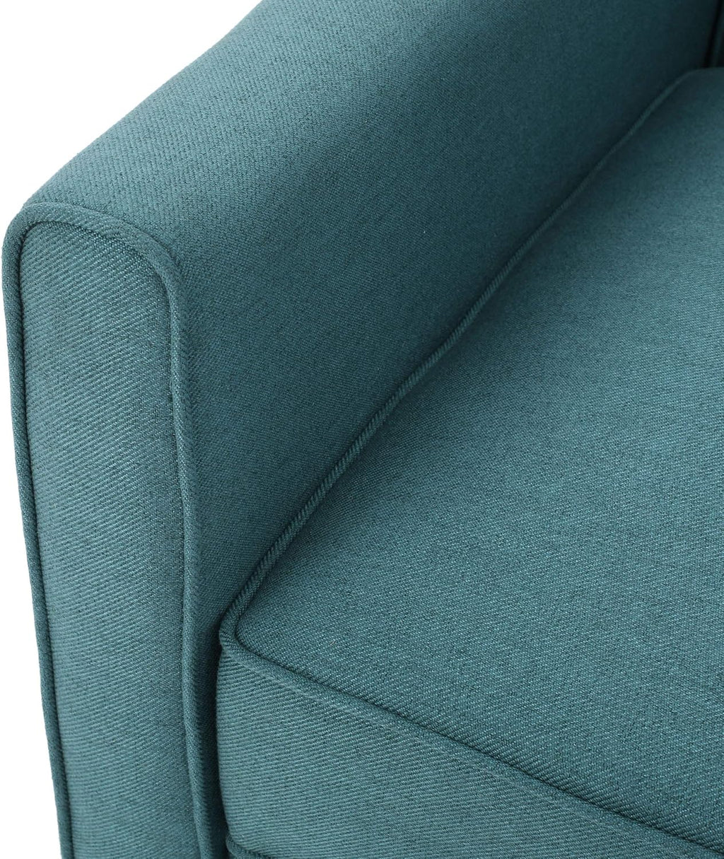Christopher Knight Home Emmie Fabric Recliner (Set of 2), Dark Teal, Dark Brown