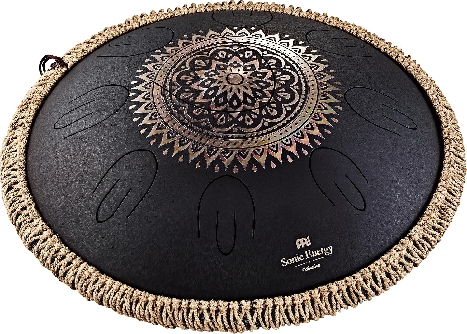 Meinl Sonic Energy Octave Steel Tongue Drum 9 Notes 16' with Mallets, Bag — Sound Healing Instrument for Musical Education, Meditation, ASMR, Yoga