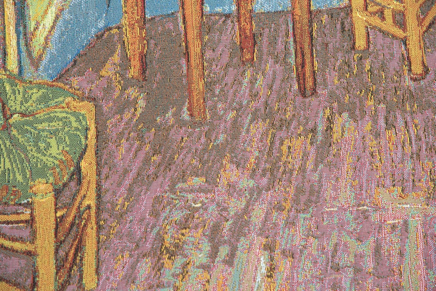 C Charlotte Home Furnishings Inc Chambre European Tapestry Wall Hanging | Viscose Cotton and Polyester Blend Wall Art | 28 in. x 37 in | Home Decor Accents | Inspired by Vincent Van Gogh