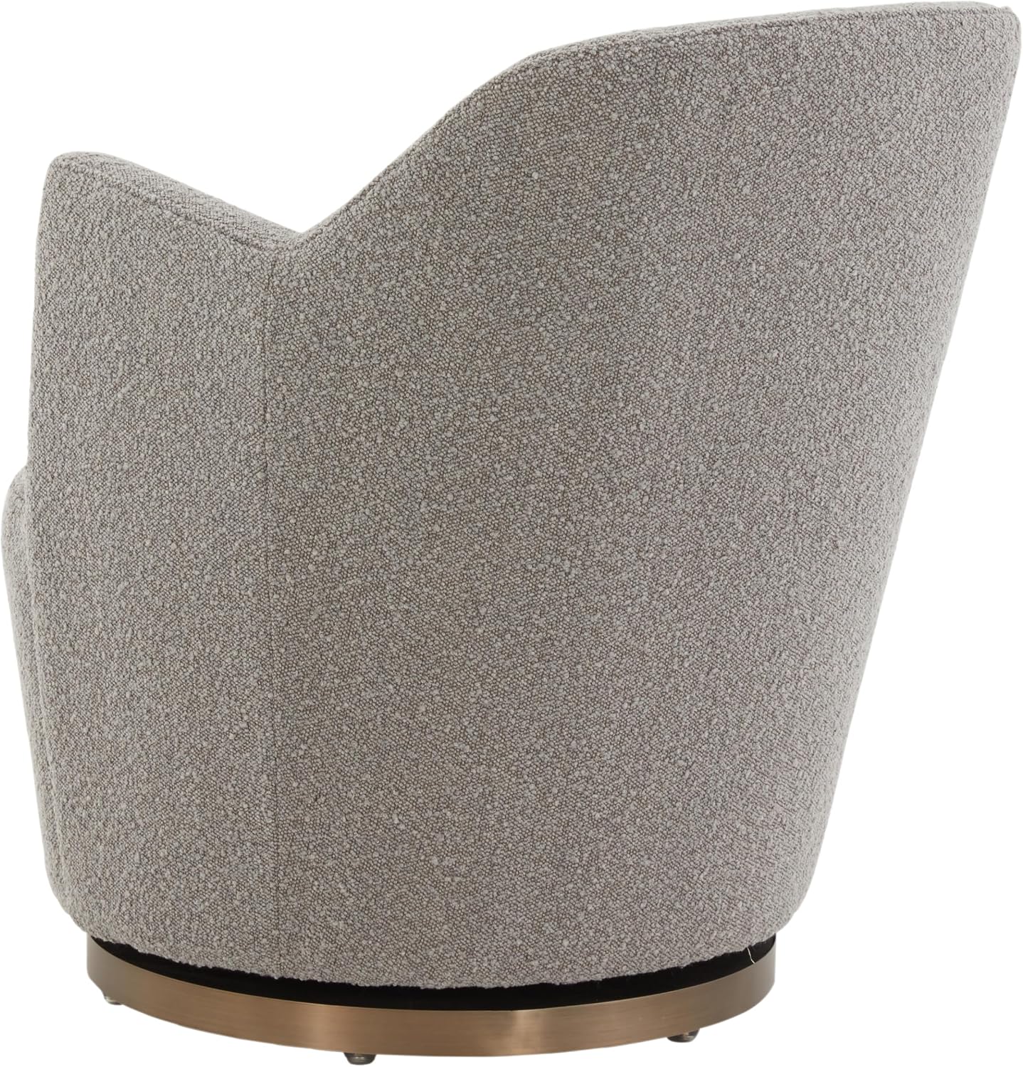 SAFAVIEH Couture Collection Christian Light Grey Boucle Swivel Accent Chair (Fully Assembled)