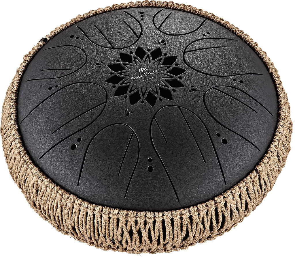 Meinl Sonic Energy Octave Steel Tongue Drum 8 Notes 10' with Mallets, Bag — Sound Healing Instrument for Musical Education, Meditation, ASMR, Yoga
