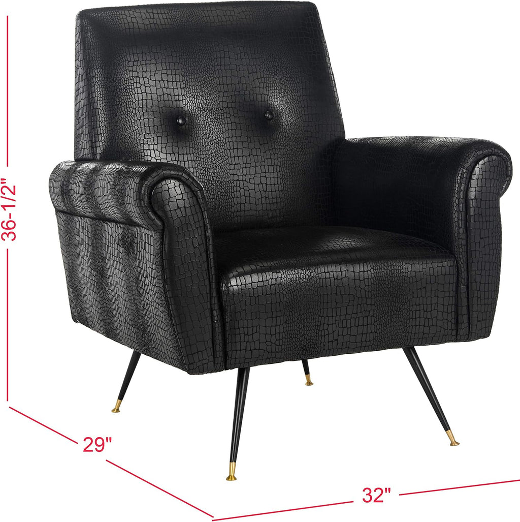 Safavieh Accent Chair, Normal, Black