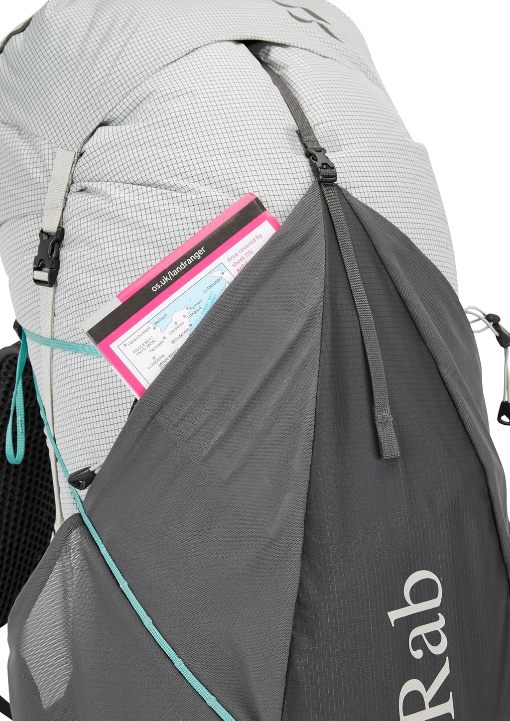 Rab Women's Muon ND Hiking Pack - Lightweight Durable Backpack for Hiking, Trekking, & Backpacking - Pewter/Graphene - 50-Liter (Back Length - Small)