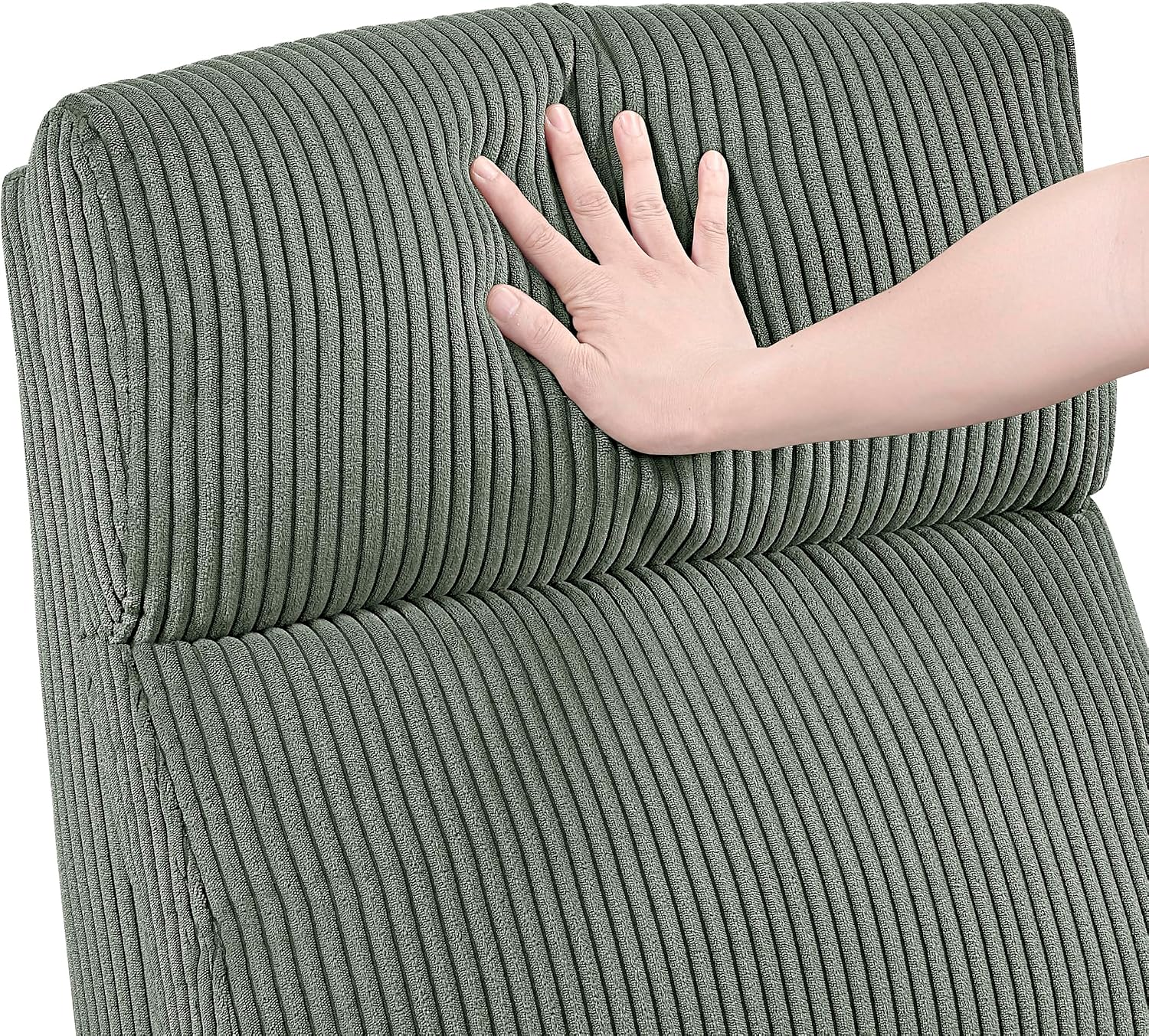 Lexicon Power Lift Recliner Chair for Elderly with Remote Control, Gentle Lift Motion, Side Pocket Armrest, Corduroy Upholstered Electric Recliner for Living Room/Bedroom, Easy Assembly, Green