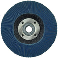 Weiler 50699 4-1/2' Tiger Disc Abrasive Flap Disc, Flat (TY27), Phenolic Backing, 120Z, 5/8'-11 UNC Nut (Pack of 10)