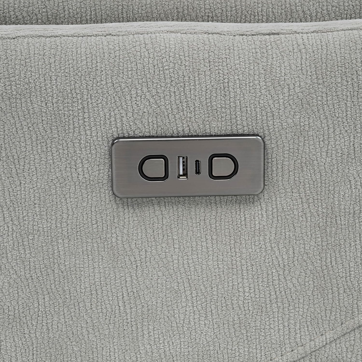 Coaster Home Furnishings - Adler - Upholstered Power Swivel Glider Recliner with Built-in Control Panel, Dual USB Ports, Foam Cushion and Transitional Style - Living Room - Ivory - 610423P