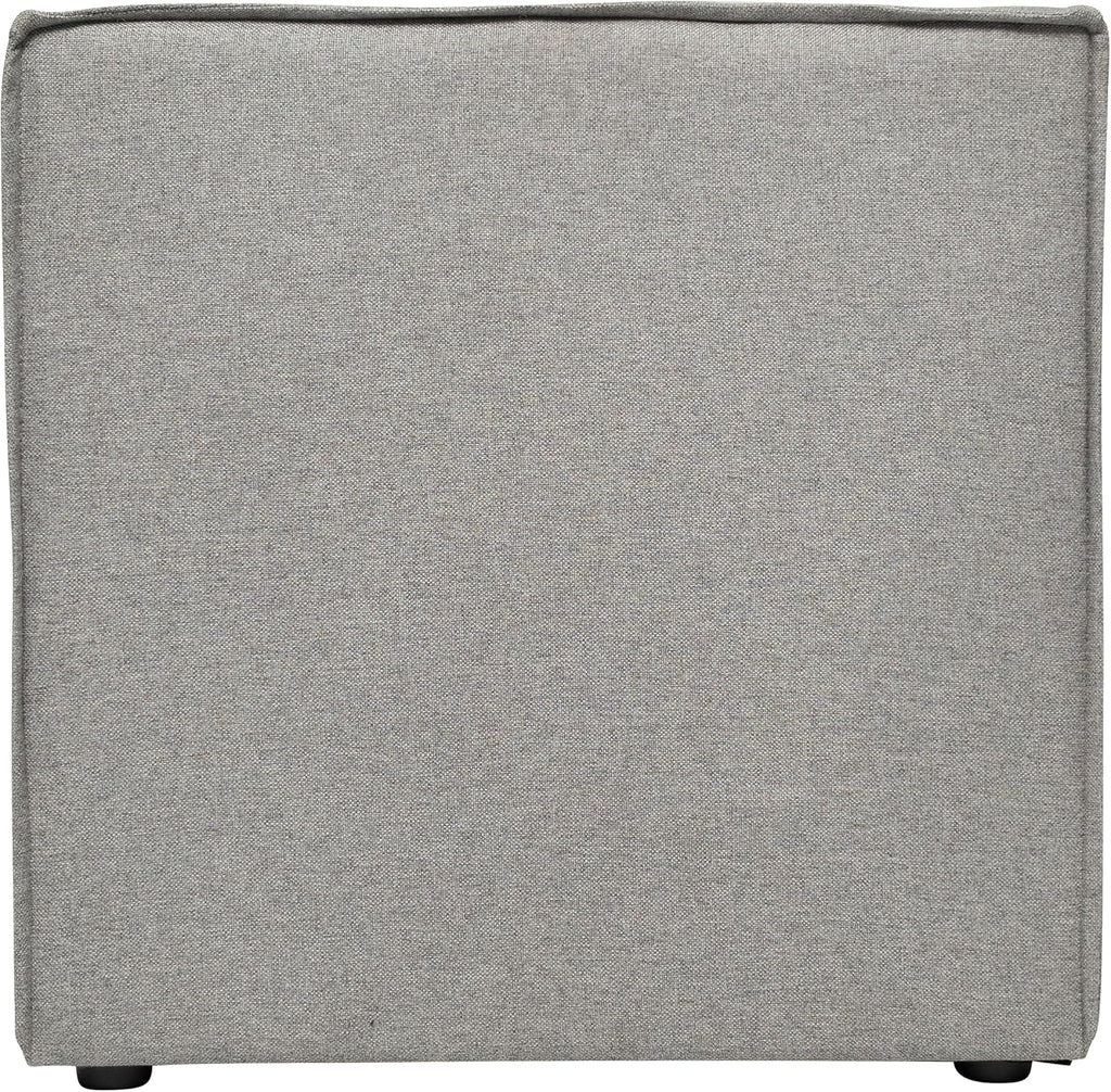 Flash Furniture Bridgetown Fabric Middle Chair Module for Sectional Sofa, Customizable Modular Couch Armless Middle Seat, Gray